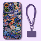 Flower Phone Case with Detachable Strap