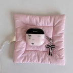 Pink Bow AirPods Case with Ribbon Charm