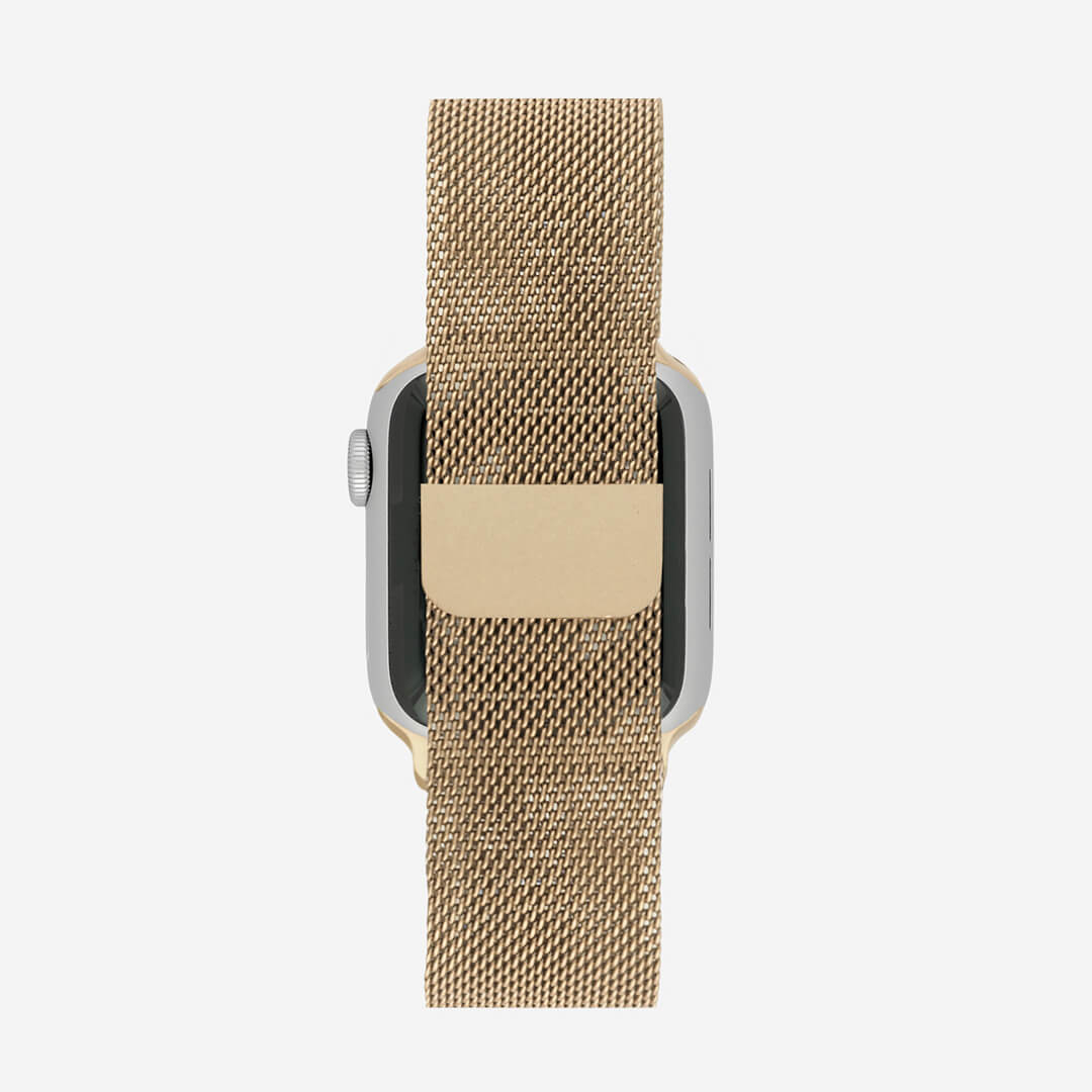 Milanese Loop Apple Watch Band - Vintage Gold