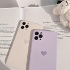 Heart Matte iPhone Case
